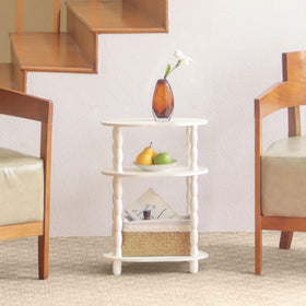 MaxSmeo white finish suits small spaces with a clean look.