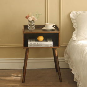 MaxSmeo Nightstand edge lip keeps items aligned and secure.