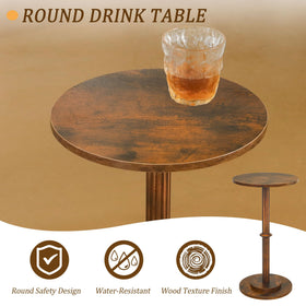 MaxSmeo round table ships easy assembly with tool free setup
