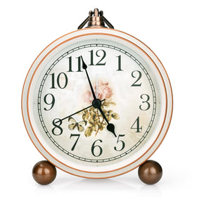 Maxspace Classic Vintage Clock complements office or living room décor beautifully.