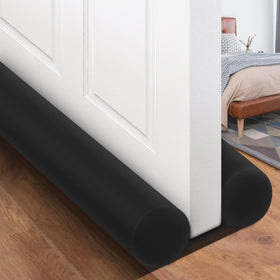 MAXTID black door draft blocker blends with decor while blocking drafts