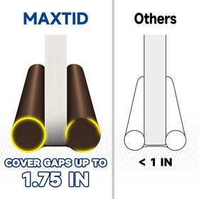 MAXTID winter-ready blocker keeps bedrooms warmer during cold mornings.