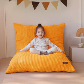 MAXYOYO 3in1 bean bag chair folded for compact storage and quick setup