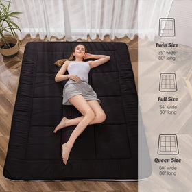 MAXYOYO Futon Mattress edge reinforcement highlights durable edge support for everyday lounging.