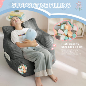 MAXYOYO dimensions 25.5 by 22.8 by 21.6 inches provide roomy lounging.