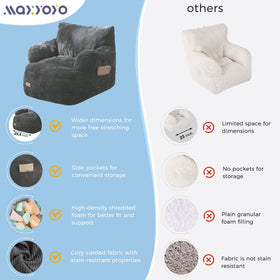 MAXYOYO lightweight design lets kids move the chair easily.