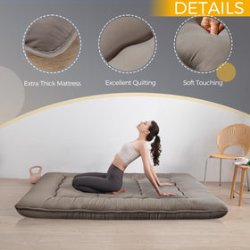 MAXYOYO mattress in a living room setup for versatile use.