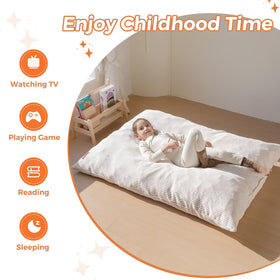 MAXYOYO play mat and reading nook setup creates a cozy corner
