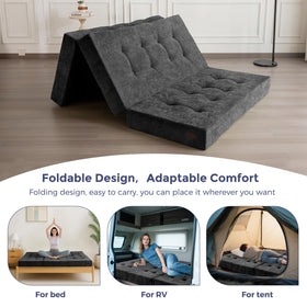 MAXYOYO portable mattress for travel and home storage