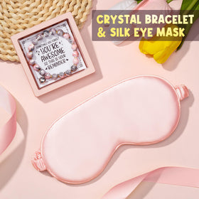 MAYICIVO silk eye mask blocks light for restful sleep