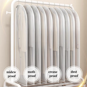 Maylmc dustproof waterproof PEVA material shields garments from dust and moisture.