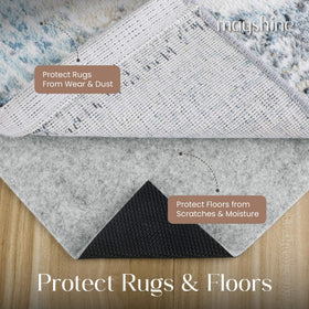 MAYSHINE pad is trim-to-fit for precise rug sizing and neat edges