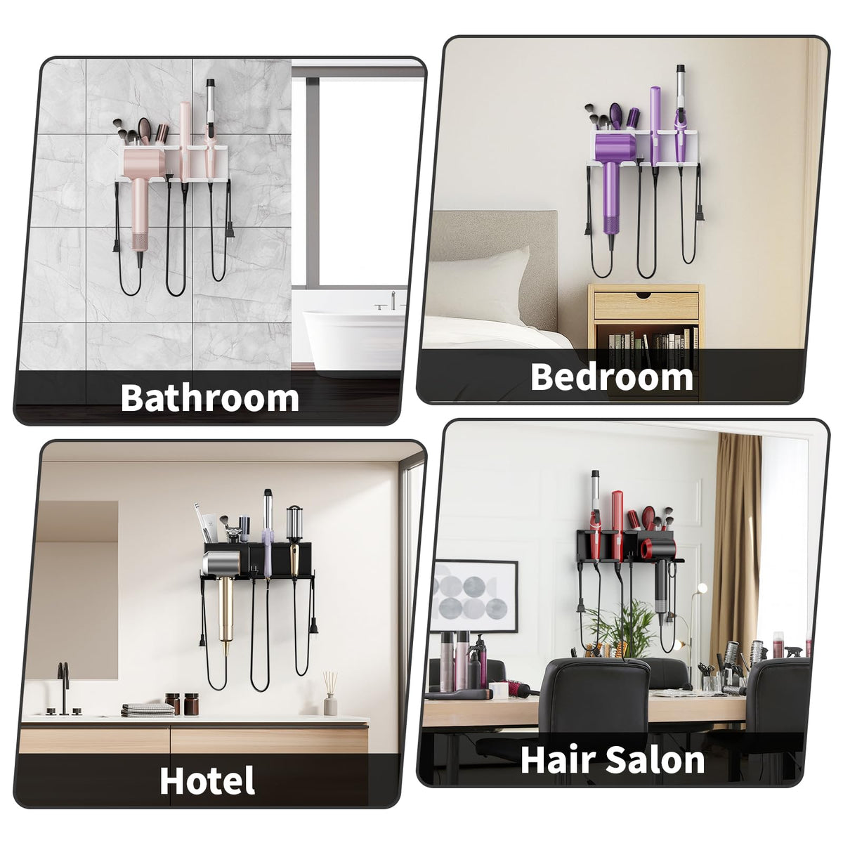 MAYZOLOP bathroom salon storage keeping tools organized and within reach