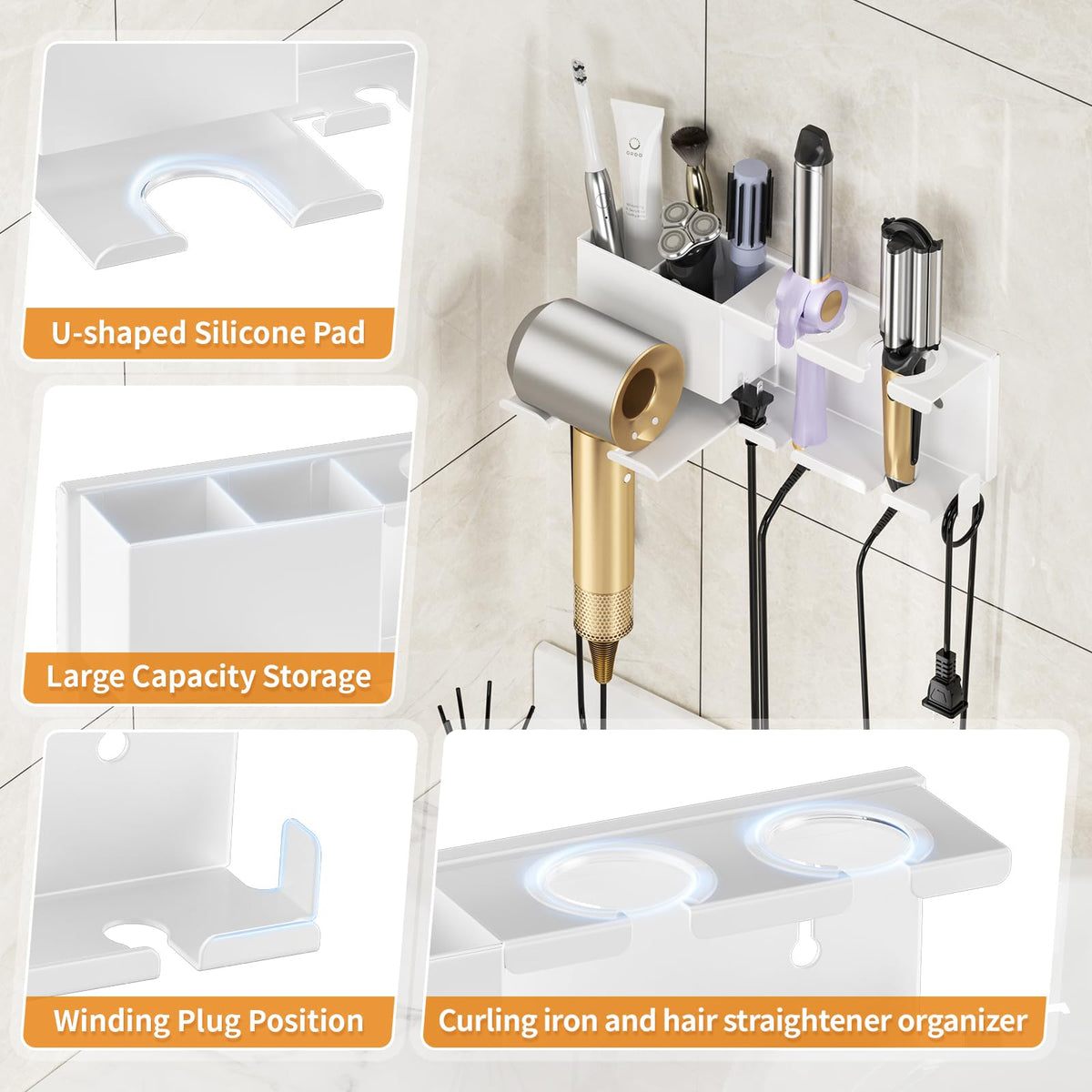 MAYZOLOP self-adhesive installation option suitable for renters and tile surfaces
