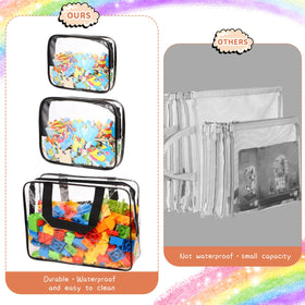 MBJZSL durable zipper closure toy bags keep items secure.