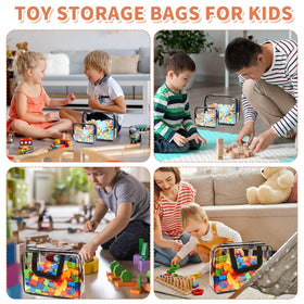 MBJZSL three-size organizer bags for blocks, books, and art supplies.