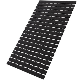 MBOSS bath mat with hundreds of suction cups for secure grip on smooth tub surfaces.