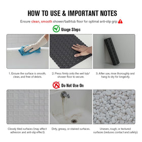 MBOSS bath mat suitable for home, gym, and spa showers for safer routines.