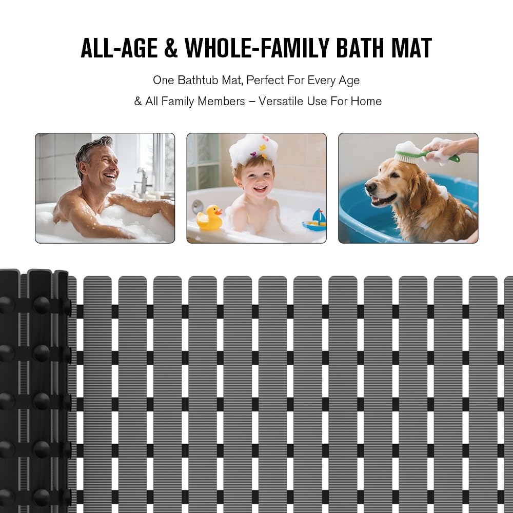 MBOSS cut-to-fit mat for custom shower size.