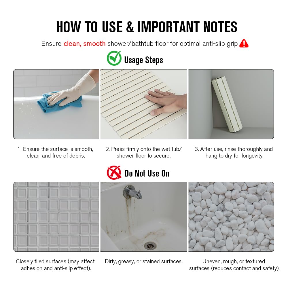 MBOSS mat care guide image highlighting quick rinse and air-dry routine.
