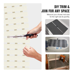 MBOSS mat with stripe texture for enhanced footing and style.