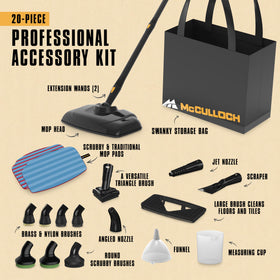 McCulloch MC1375 brass brush for tough embedded dirt on surfaces