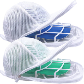 MCHKJ hat washer cage inside a washing machine protects a baseball cap