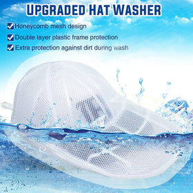 MCHKJ universal hat cleaner fits flat and curved brim hats for versatile cleaning.