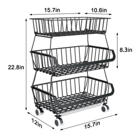 Mchoter slide-out bottom tray catches spills for easy cleaning.