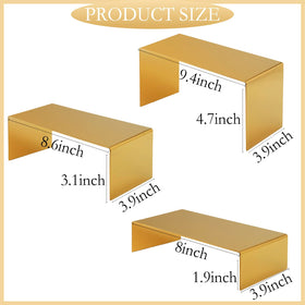 MCKECHSION small gold stand keeps jewelry neatly visible and accessible.