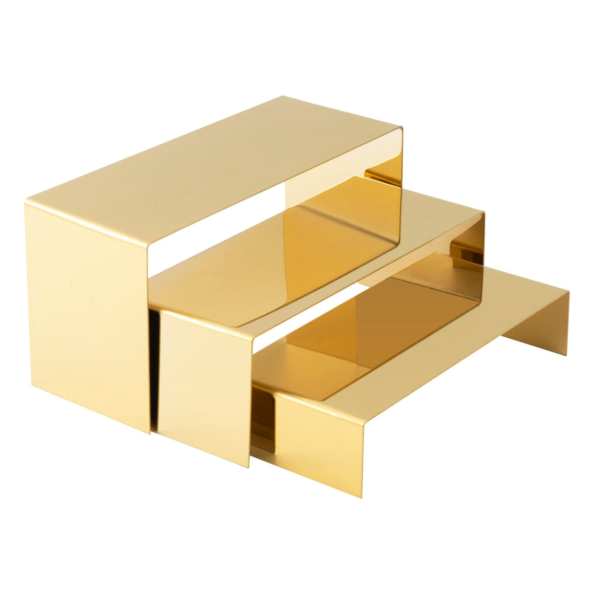MCKECHSION gold purse display stand set enhances bag presentation on countertops.