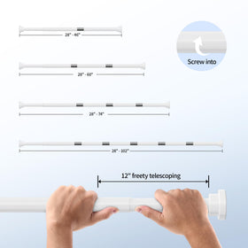 Mcrbeay easy installation facilitates quick setup and removal on bathroom walls