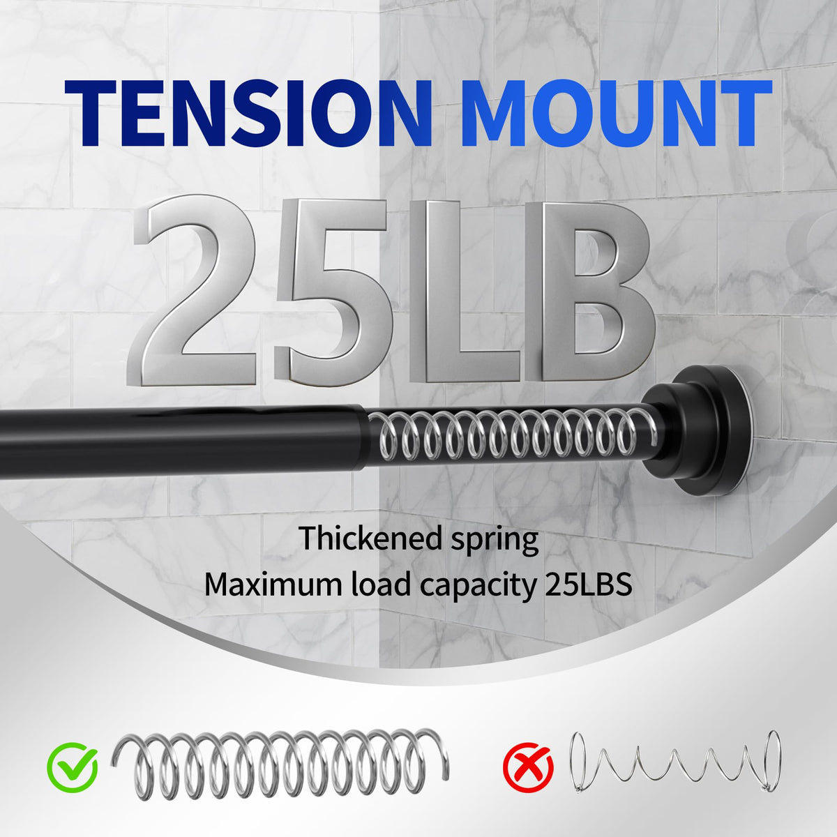 Mcrbeay non-slip base pattern prevents slips on various wall surfaces.