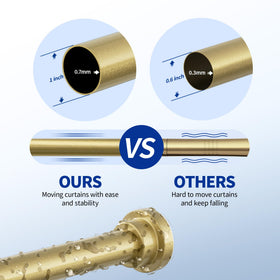 Mcrbeay chrome gold finish resists rust for lasting shine