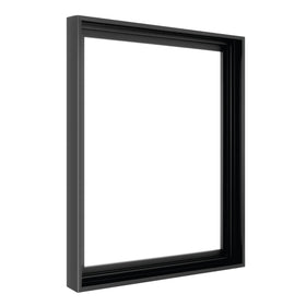 MCS Canvas Float Frame 16x20 front view with black finish for clean gallery walls.