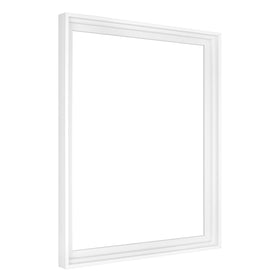 MCS Canvas Float Frame 16x20 white front view for finished canvases