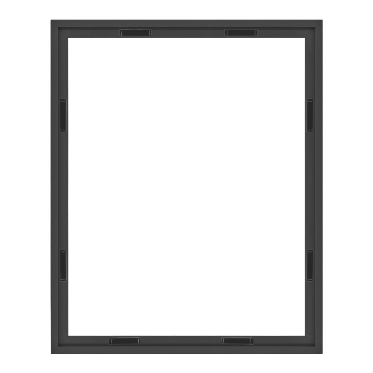 MCS canvas float frame 24x30 in black showcases finished artwork with sleek wall appeal.