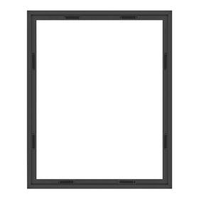 MCS canvas float frame 24x30 in black showcases finished artwork with sleek wall appeal.