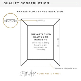 MCS canvas float frame supports vertical and horizontal display for flexible layouts.