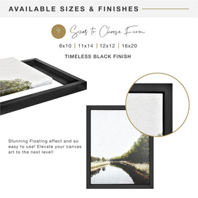 MCS Canvas Float Frames 11x14 ensures a clean, professional-looking display.