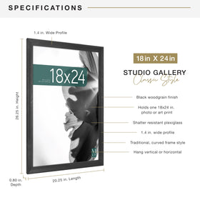 MCS Classic Studio frame plexi front protects photos and preserves clarity