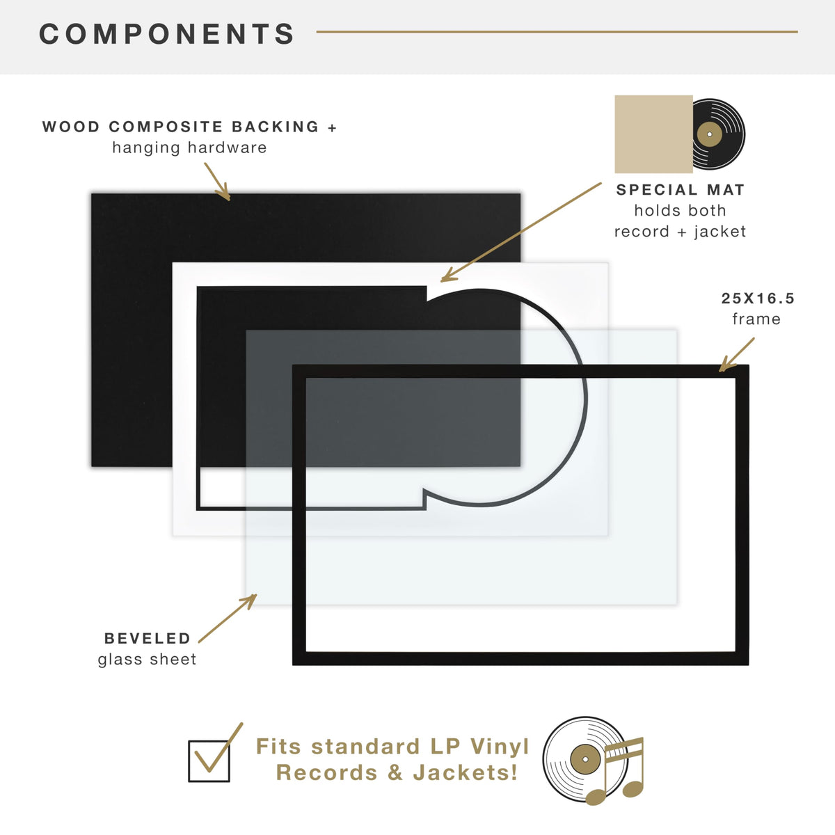 MCS glass-front protection keeps artwork dust-free in display.