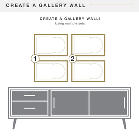 MCS two pack design enables paired displays on shelves or mantles