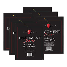 MCS Format 8.5x11 diploma frame front-loading design for quick certificate swaps