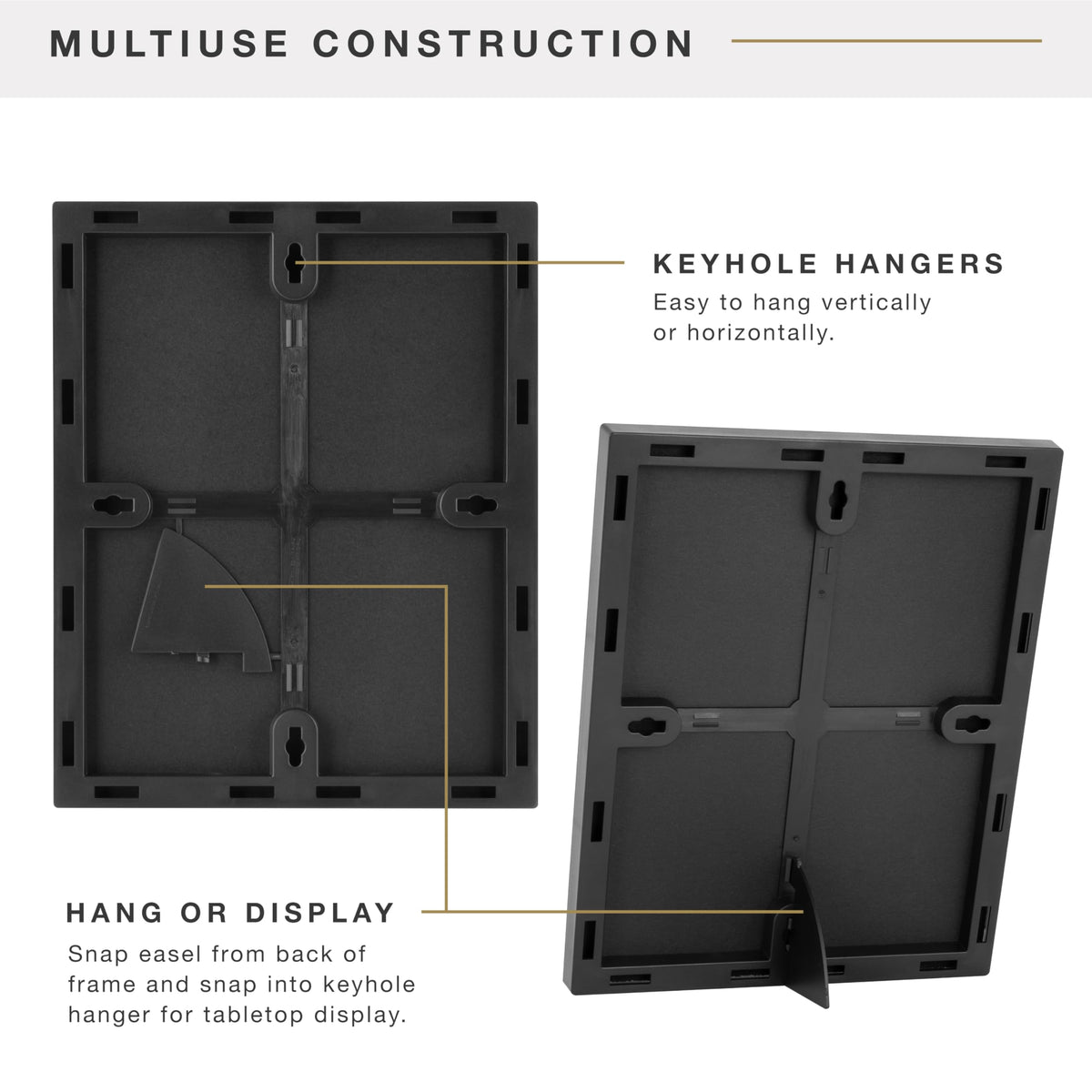 MCS Format gallery wall setup idea for cohesive decor.