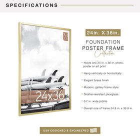 MCS Foundation MDF-backed frame for secure, easy mounting.