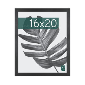 MCS Studio Gallery 16x20 frame front view showcases the black woodgrain finish for wall displays.