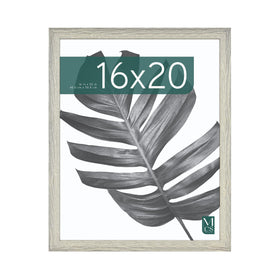 MCS Studio Gallery 16x20 frame with gray woodgrain front for elegant photo displays