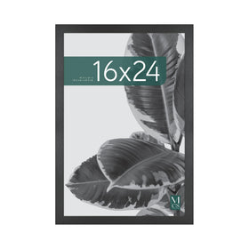 MCS Studio Gallery 16x24 frame in black woodgrain displaying photos