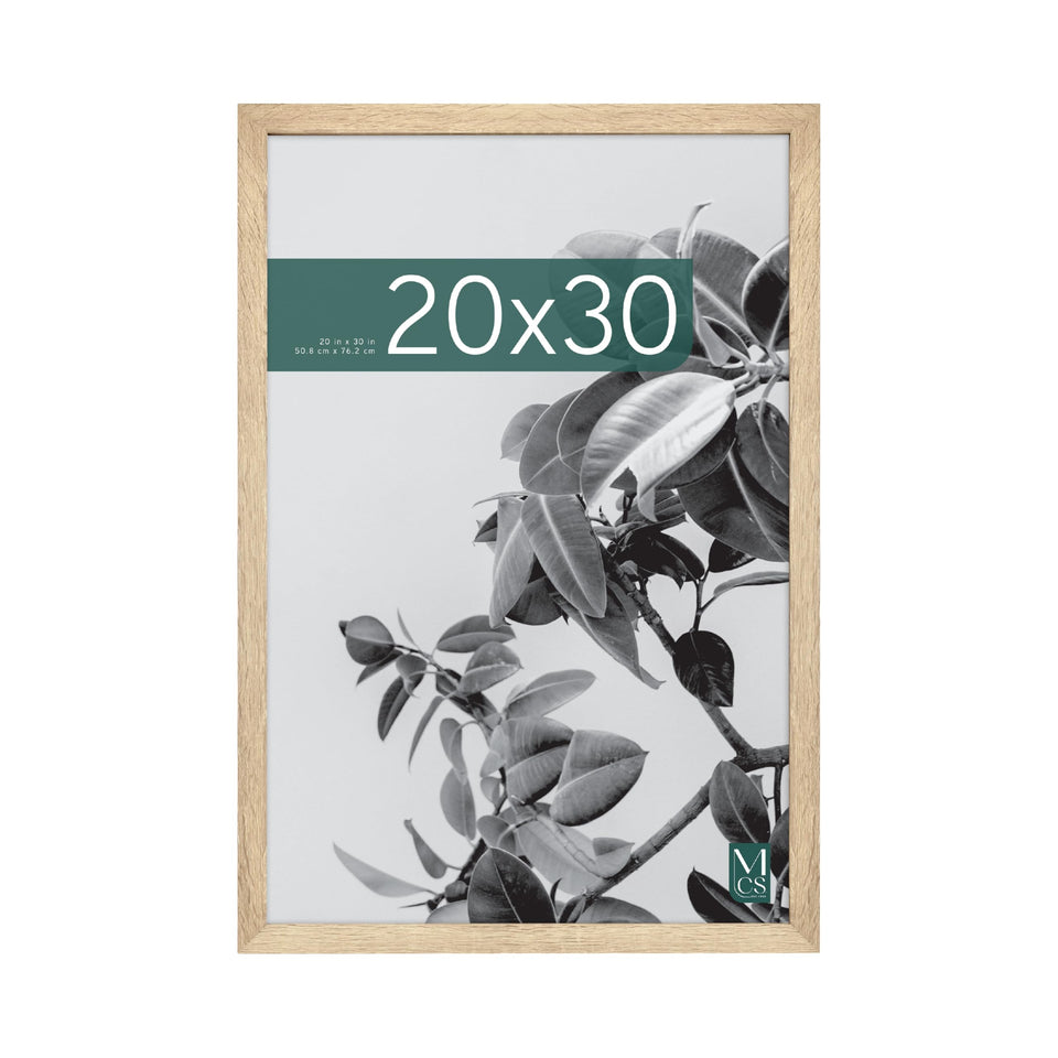 MCS Studio Gallery 20x30 frame in natural woodgrain for posters and photos